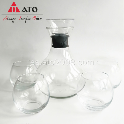 Lanzador transparente con set de vaso